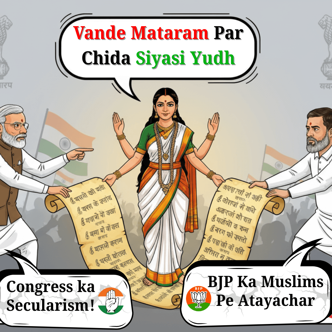 Vande Mataram Par Chida Siyasi Yudh!